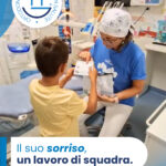 Il suo sorriso, un lavoro di squadra